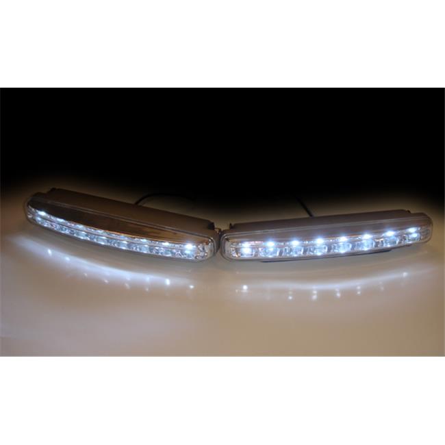 GP-Thunder GP-L003-W Universal White LED Driving Fog Light Audi Mazda Honda T...