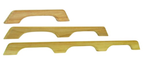 63"L Handrail 6 Loop - Solid Teak