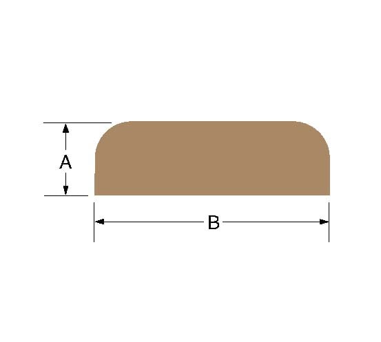 3/8" x 3" Batten - Solid Teak