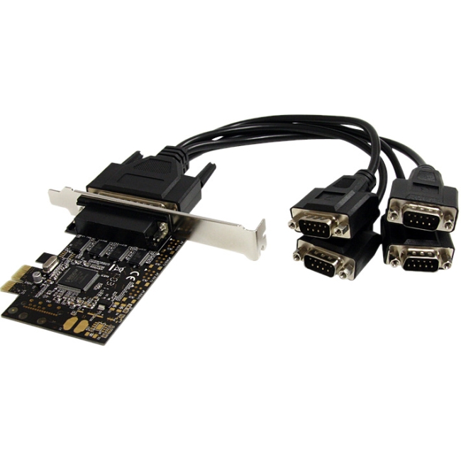 Picture of Startech PEX4S553B 4 Port Native PCI Express RS232 Serial Adapter Card 