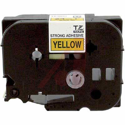 Picture of Brother International TZE-S661 1.4&quot; Black on Yellow Tape with Extra Strength Adhesive
