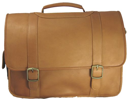Picture of David King & Co 119T Porthole Brief with Inside Organizer- Tan