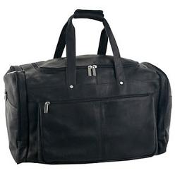 Picture of David King &amp; Co 6654B Extra Large Multi Pocket Duffel- Black