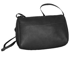 Picture of David King &amp; Co 501B Top Zip Mini Bag- Black