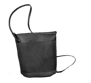 Picture of David King &amp; Co 512B Top Zip Mini Bag- Black
