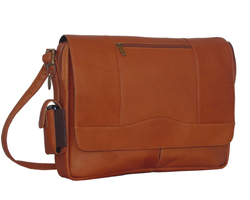 Picture of David King & Co 156T .75 Flap Messenger- Tan