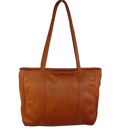 Picture of David King &amp; Co 574T Multi Pocket Shopping Tote- Tan