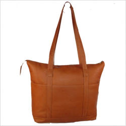Picture of David King &amp; Co 583T Large Multi Pocket Shopping Tote- Tan
