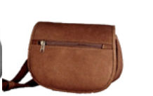 Picture of David King &amp; Co 401C Flap Over Waist Pack- Cafe