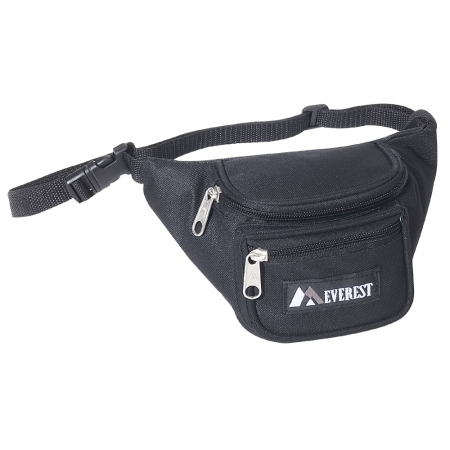 Picture of Everest 044KS-BK 8 in. Wide Everest Signature Fanny Pack