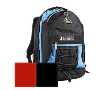 Picture of Everest 3045SH-RD 17 in. Two-tone Backpack with Mesh Pockets