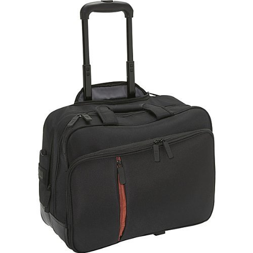 Eco Style Eco Style Luxe Rolling Case Accommodates Up To 15.6 Inch Laptop With Additonal C