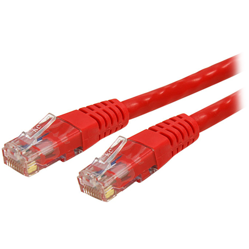 5 FT Molded Cat6 UTP Patch Cable - Red
