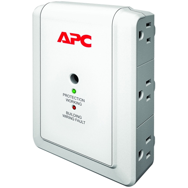 Picture of American Power Conversion Apc Essential Surgearrest 6 Outlet Wall Mount  120V