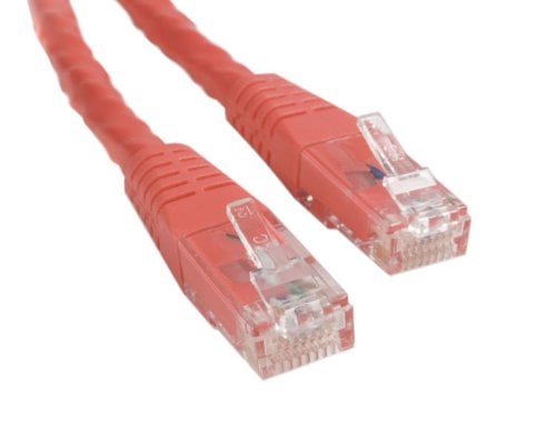 6 Ft Red Molded Cat6 Utp Patch Cable