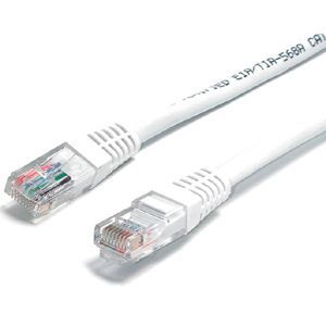 2 FT WHITE MOLDED CAT5E UTP PATCH CABLE