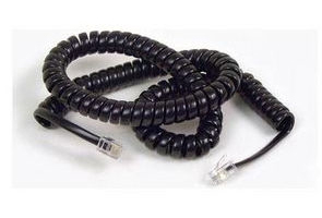 Picture of Belkin Components Cable Phone Rj11M-M 12 Ft  Blk Modular Handset Coiled