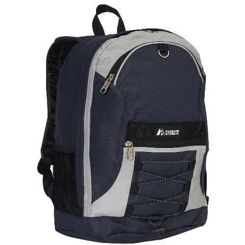 Everest 17 in. Two-tone Backpack with Mesh Pockets