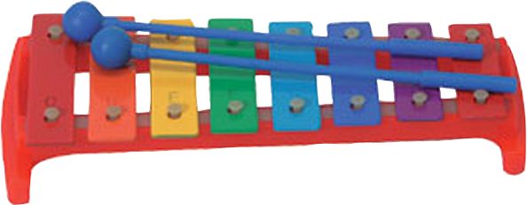 Rhythm Band Instruments  8 Note Glockenspiel with 2 Mallets