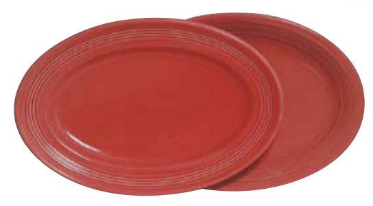 Picture of Tuxton China CQH-0962 9.75 in. x 7 in. Oval Platter - Cayenne - 2 Dozen