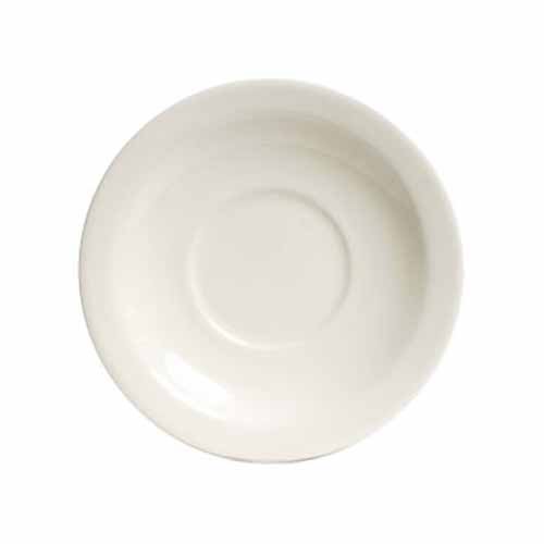 Picture of Tuxton China TNR-002 Nevada 5.5 in. Narrow Rim Saucer - White porcelain  - 3 Dozen