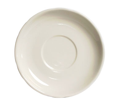 Picture of Tuxton China TSC-002 Shell 5.5 in. Scalloped Coupe Saucer - American White  - 3 Dozen