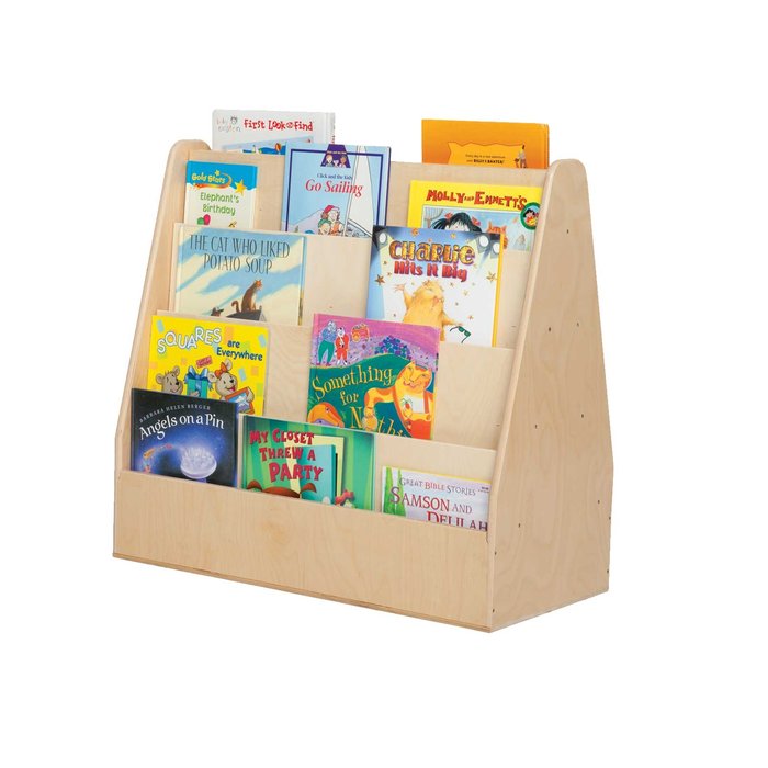 Picture of Wood Designs C34230F Double Sided Book Display- Fully Assembled  Assembled