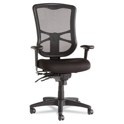 Picture of Alera EL41ME10B Elusion Series Mesh High-Back Multifunction Chair  Black