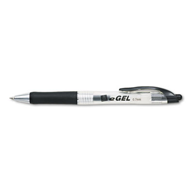 Picture of Avery 49988 Egel retractable gel ink roller ball pen&#44; medium&#44; 0.7mm point&#44; black ink
