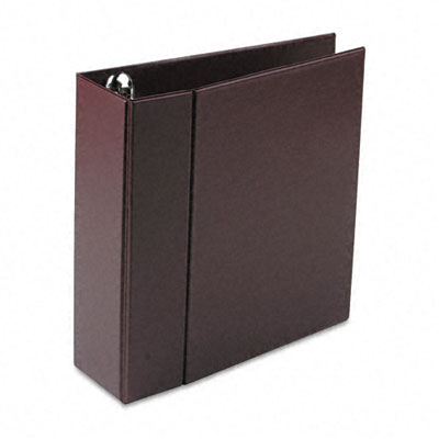 Picture of Avery 79364 Heavy-Duty Vinyl EZD Ring Reference Binder  4&amp;apos;&amp;apos; Capacity  Maroon