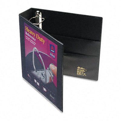 Picture of Avery 79692 Nonstick Heavy-Duty EZD Reference View Binder  2&amp;apos;&amp;apos; Capacity  Black