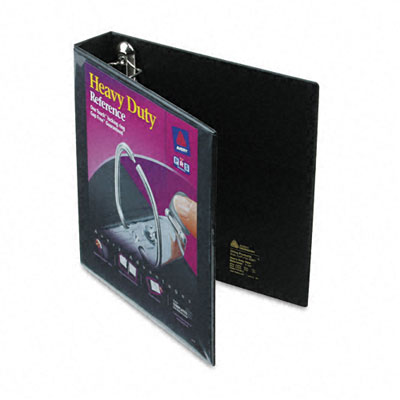 Picture of Avery 79695 Nonstick Heavy-Duty EZD Reference View Binder  1-1/2&amp;apos;&amp;apos; Capacity  Black