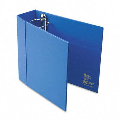 Picture of Avery 79884 Heavy-Duty Vinyl EZD Ring Reference Binder  4&amp;apos;&amp;apos; Capacity  Blue
