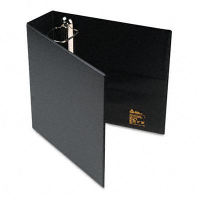 Picture of Avery 79983 Heavy-Duty Vinyl EZD Ring Reference Binder  3&amp;apos;&amp;apos; Capacity  Black