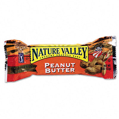 Picture of Advantus SN3355 Nature Valley Granola Bars  Peanut Butter Cereal  1.5oz Bar  18 Bars/Box