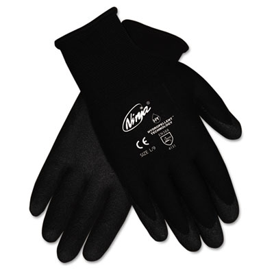 Picture of Crews N9699M Ninja HPT PVC coated Nylon Gloves  Medium  Black