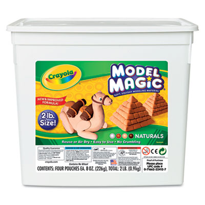 Picture of Crayola. 232412 Model Magic Modeling Compound  Natural  8 oz