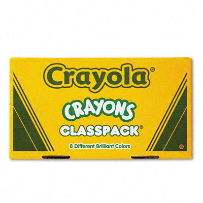 Picture of Crayola. 528038 Classpack Regular Crayons  50 Each of 8 Colors  400/Box