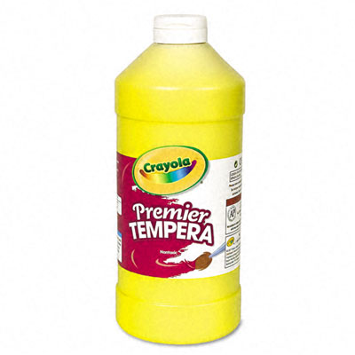 Crayola. Premier Tempera Paint Yellow 32 oz - Yellow - 32.000 oz