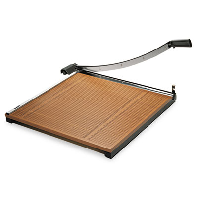 Picture of Elmers 26624 Wood Base Guillotine Trimmer  20 Sheets  Wood Base  24&amp;apos;&amp;apos; x 24&amp;apos;&amp;apos;