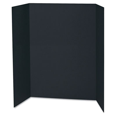 Picture of Pacon 3766 Spotlight Corrugated Presentation Display Boards  48 x 36  Black  24/Carton