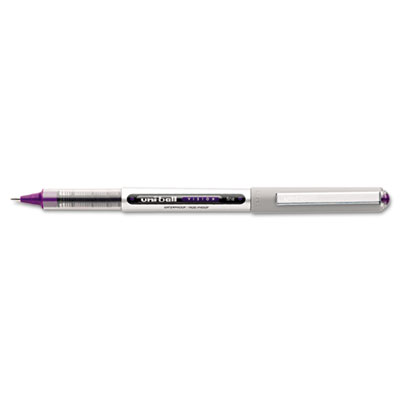 Vision Roller Ball Stick Water-Proof Pen  Majestic Purple Ink  Fine  Dozen