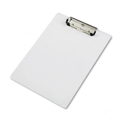 Picture of Saunders 21565 Acrylic Clipboard  1/2&amp;apos;&amp;apos; Capacity  Holds 8-1/2w x 12h  Clear
