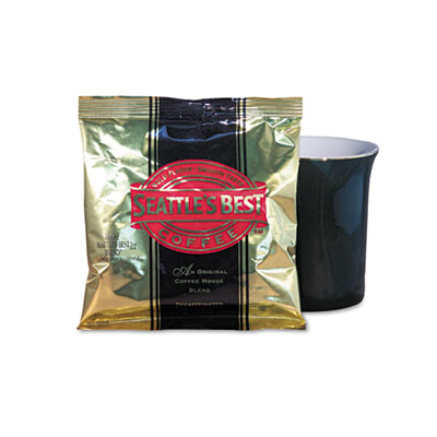 Picture of Seattle`S Best 11008554 Premeasured Coffee Packs  Decaffeinated  2 oz Packet  18/Box