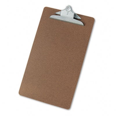 Picture of Universal 40305 Hardboard Clipboard  1-1/4&amp;apos;&amp;apos; Capacity  Holds 8-1/2w x 14h  Brown