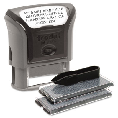 Picture of Us Stamp 5915 Self-Inking Do It Yourself Message Stamp  3/4 x 1 7/8