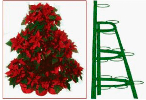 3.5 ft. Hafl Round Tree Rack