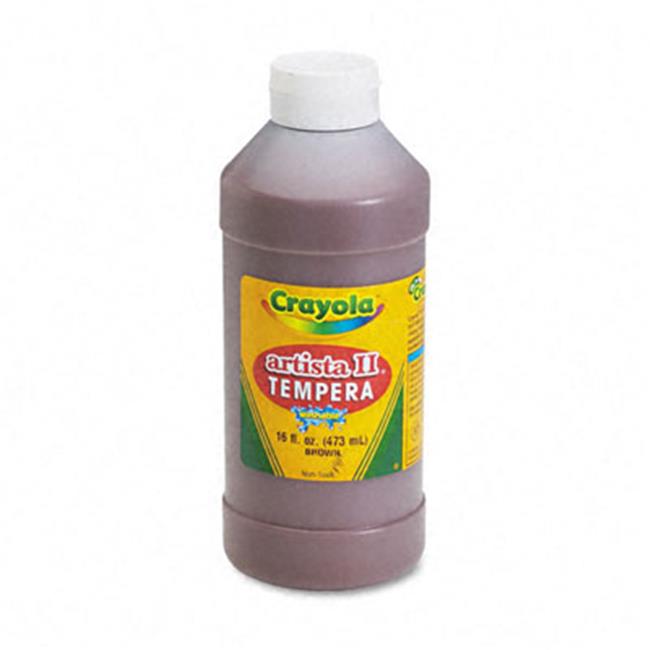 Crayola. 543115007 Artista II Washable Tempera Paint Brown 16 oz