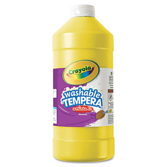 Crayola. 543132034 Artista II Washable Tempera Paint Yellow 32 oz