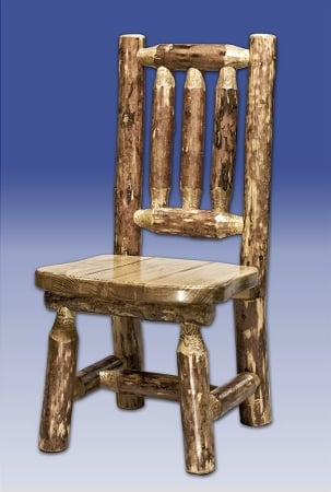 Picture of Montana Woodworks MWGCKK Glacier Country Childs Log Chair